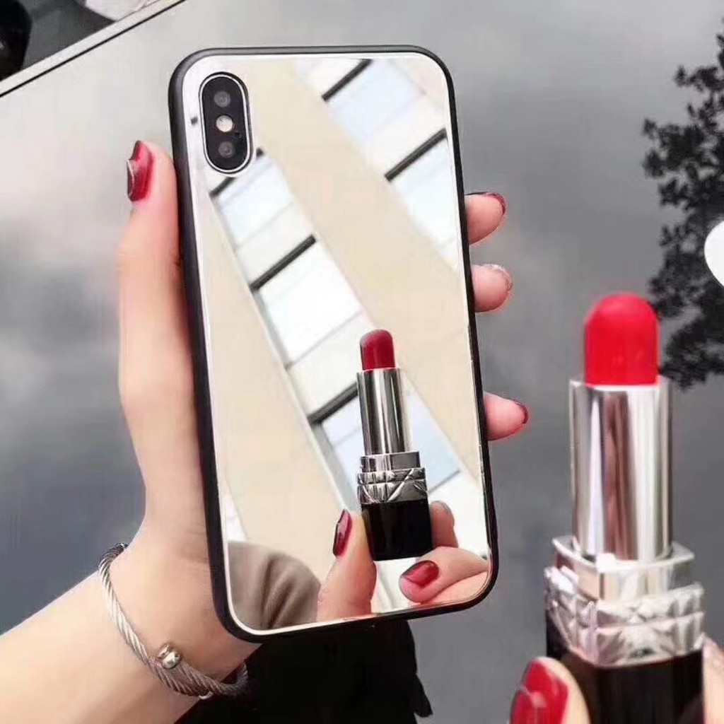 Ốp lưng tráng gương cho iPhone X 6 6S 7 8 Plus