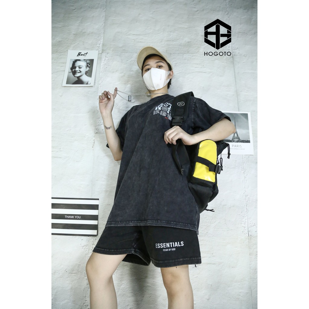 Áo thun Wash loang ATROSWORD robot Hogoto shop , Áo thun unisex nam nữ form rộng oversize chất liệu Cotton | BigBuy360 - bigbuy360.vn