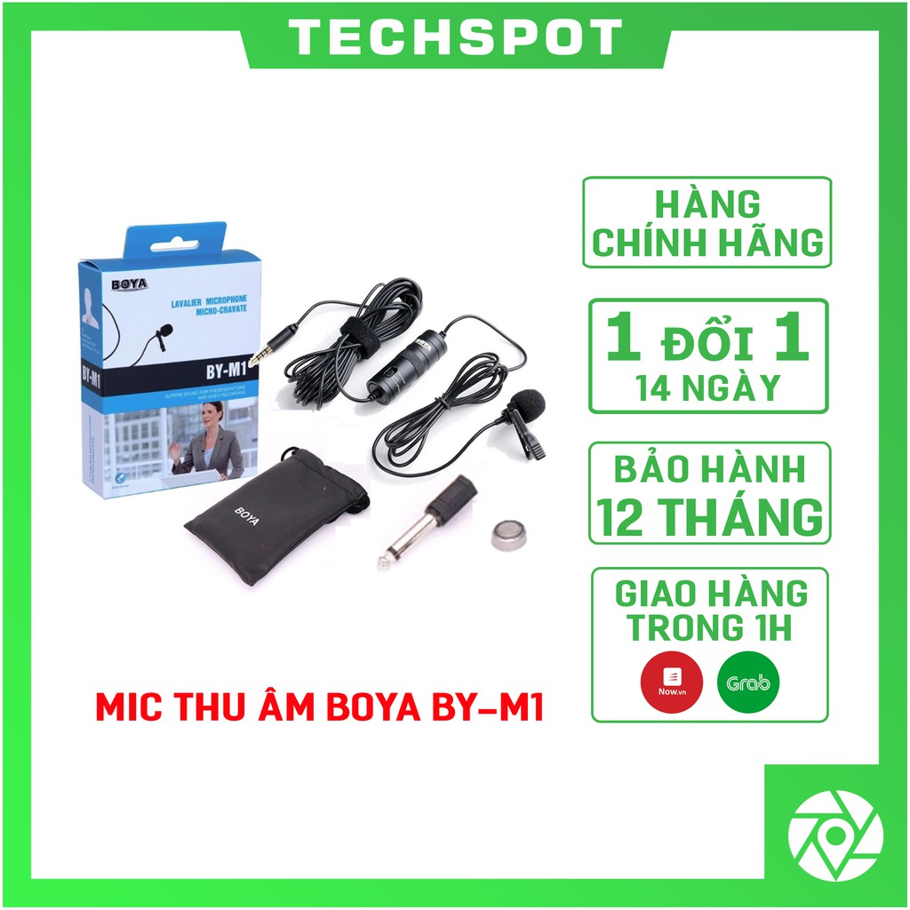 Mic cài áo Boya- M1 - Chính Hãng