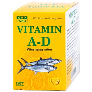 Vitamin a-d lọ 100 viên dược phẩm hà tây