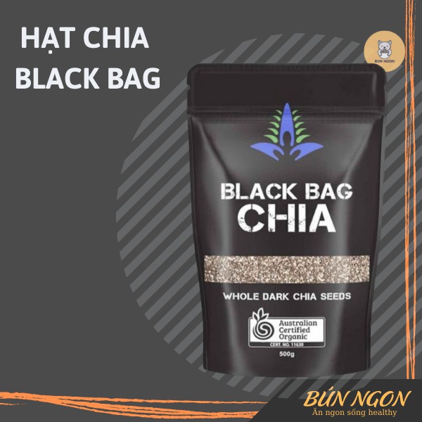 Hạt Chia ÚC BLACK BAG CHIA 500g.