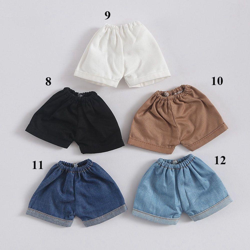 Bộ Áo Thun Cầu Vồng + Quần Short Jean Xinh Xắn Cho Búp Bê Tỉ Lệ 1/6 30cm