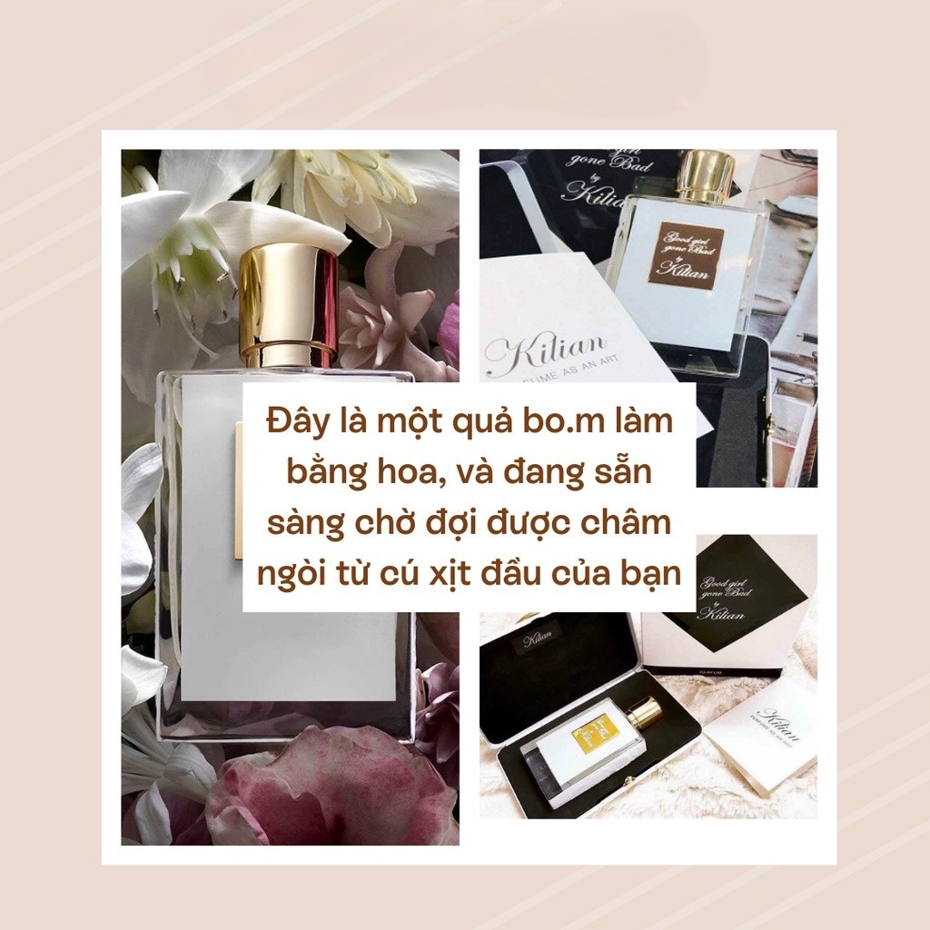 Nước Hoa Nữ Rắn Trắng Đen Kilian Good Girl Gone Bad mùi hương quyền lực sang trọng chanh sả nồng độ EDP 50ml - A.M Store
