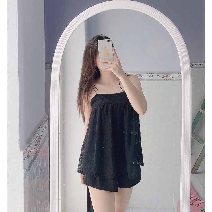 Set bộ voan hoa 2s đủ màu siêu xinh