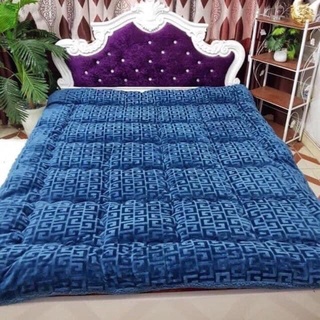 Chăn lông cừu chữ vạn 3 lớp 3,5kg siêu ấm siêu dày hàng loại 1