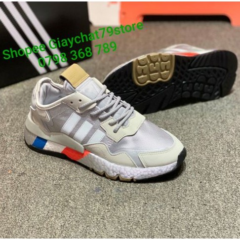 Giày Adidas Nite Jogger Silver FV4280 Men's  Giaychat79store
