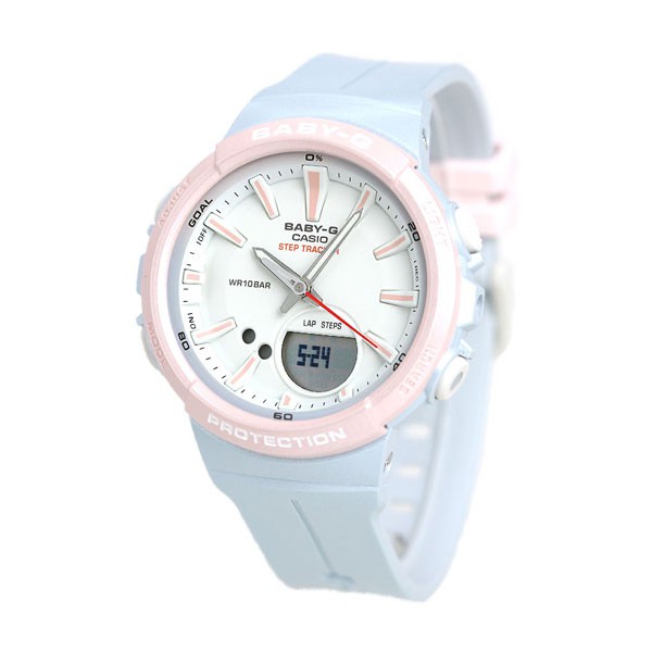 Đồng hồ nữ dây nhựa Casio Baby-G chính hãng Anh Khuê BGS-100SC-2ADR