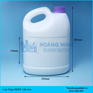 Can nhựa 5 lít, 3.8 lít (sọc ngang,trơn).