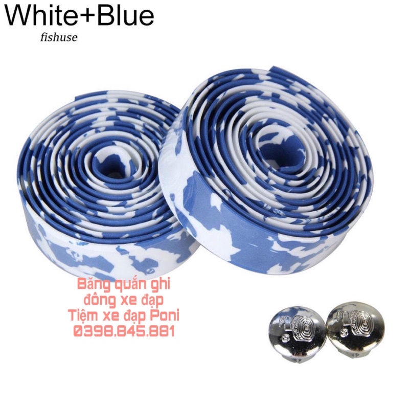 Bộ 2 băng quấn ghi đông/tay lái xe đạp thể thao cao su tiện lợi