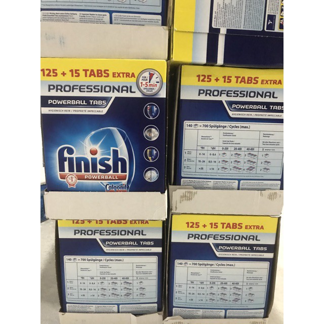 Combo 90 viên rửa bát finish All in 1 + Nước vệ sinh máy rửa bát - HANOIMART