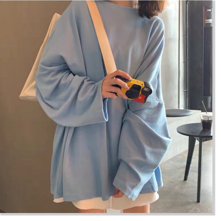 [Freeship] Áo thun nam nữ form rộng tay dài giả sweter form rộng giá rẻ thời trang nữ 4young | BigBuy360 - bigbuy360.vn