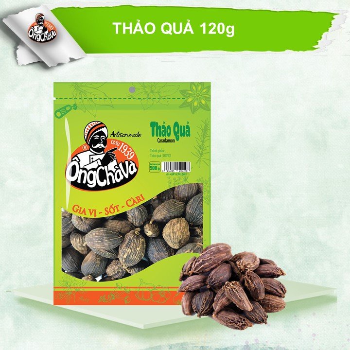 Thảo quả Ông Chà Và 120gr (Cardamom)