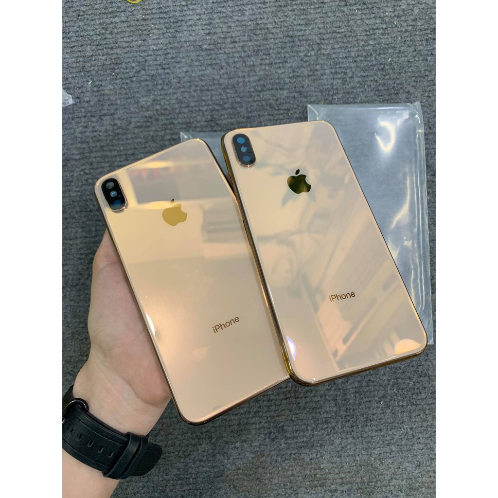 [Mã ELMS05 giảm 5% đơn 300k]Vỏ sườn zin mới 100% dành cho iPhone XS MAX màu vàng gold