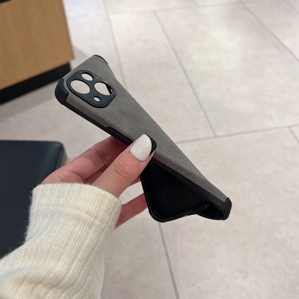 Ốp Điện Thoại Da Cừu Mềm Chống Sốc Cho iPhone 13 12 11 Pro Max XS Max XR X 12 Pro 13 Pro Max Lưng