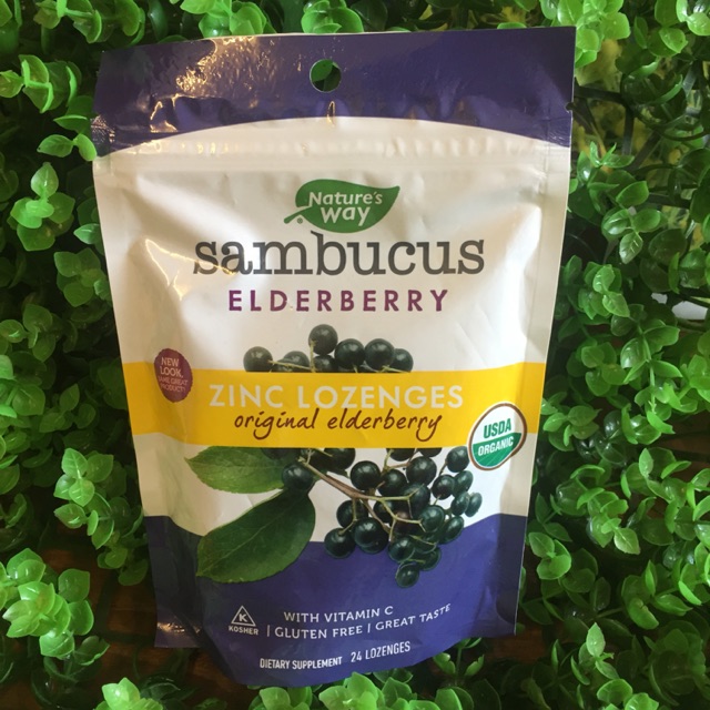KẸO HỮU CƠ SAMBUCUS NATURE'S WAY (24 VIÊN)