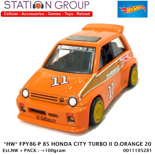 Hot Wheels Mô Hình Đồ Chơi Xe Hơi Honda City Turbo Ii Dark Orange 20 Historics 3 Fpy86-p 85