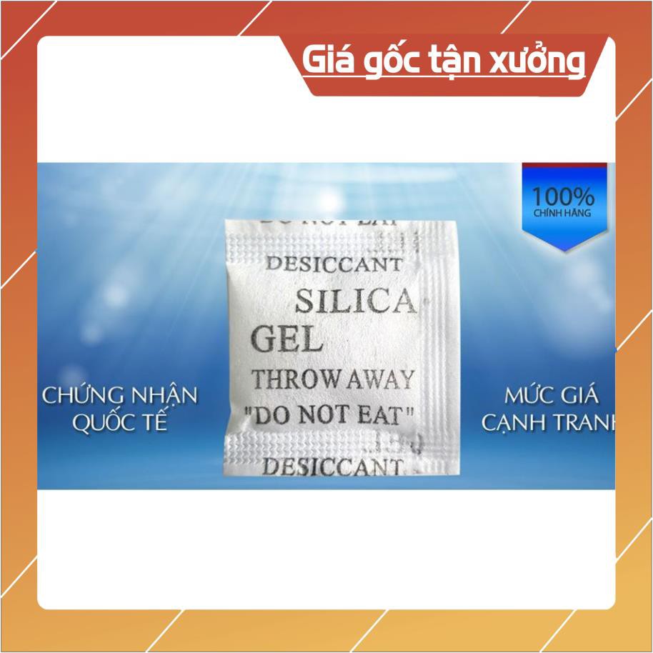 [NEW] Hạt Hút Ẩm Silicagel 100g Bịch 500 gram (5 Gói) sử dụng trong thực phẩm, quần áo, giày dép, khửi mùi hôi