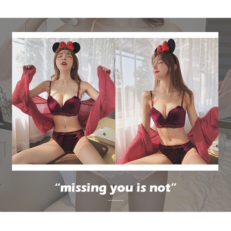 Set áo bra nâng ngực phối ren gợi cảm dành cho nữ | BigBuy360 - bigbuy360.vn