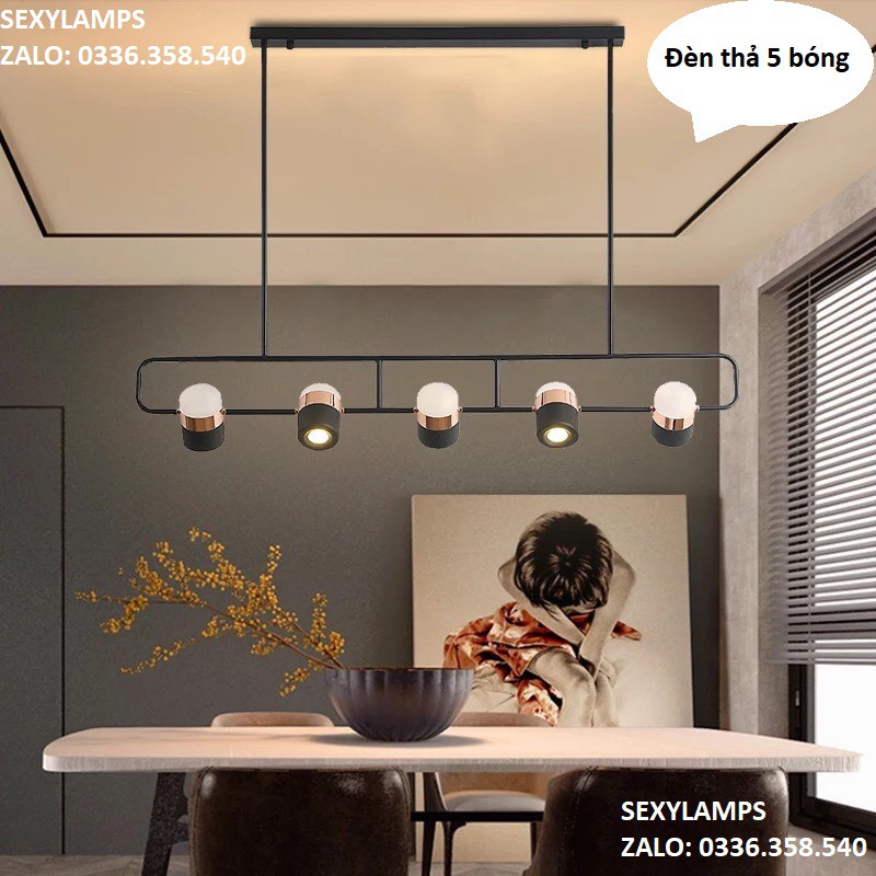 Đèn thả bàn ăn, đèn thả ống bơ, đèn thả quầy bar, đèn thả quán cafe