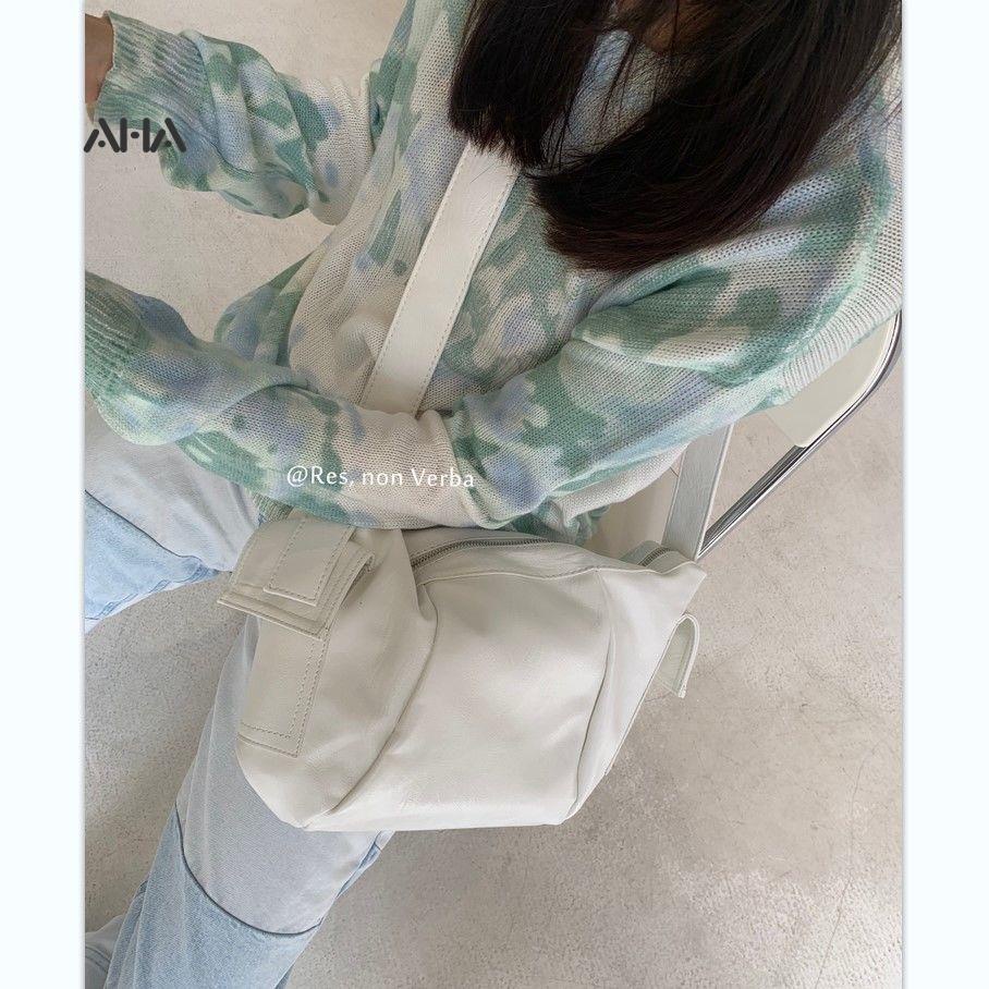 Túi xách AHA official chất liệu da cỡ lớn phong cách cổ điển cho nữ