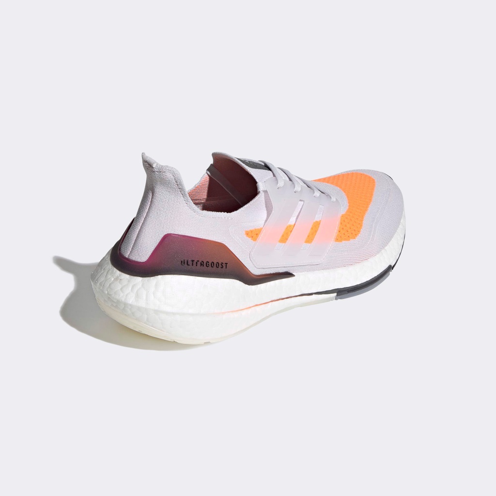 Freeship + Full box Giày Thể Thao Nam Adidas Ultraboost 21 - Sneaker 2021 - Siêu Hot - Siêu nhẹ - MÀU XÁM CAM