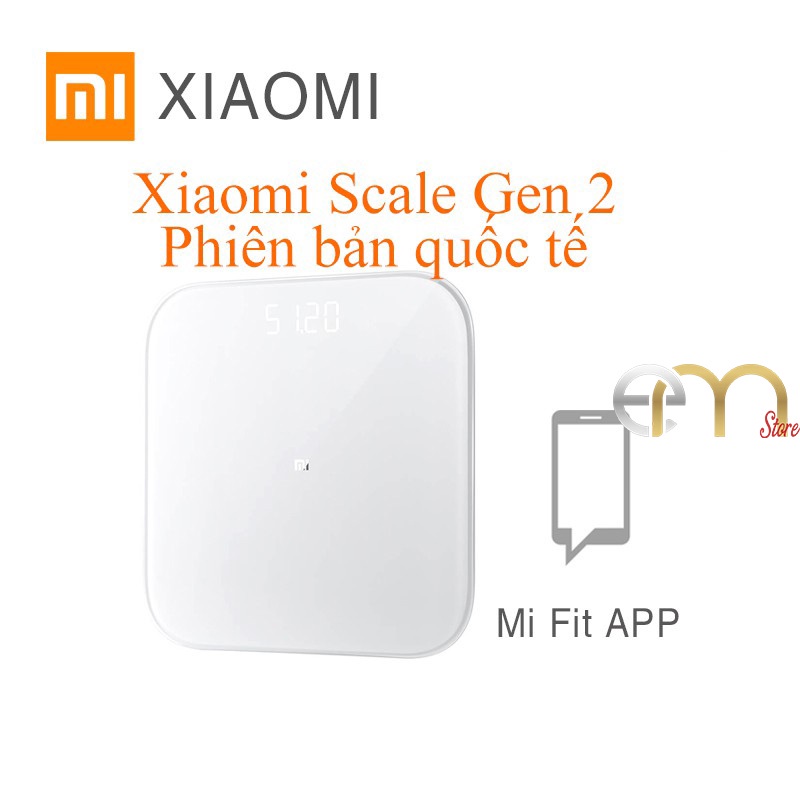 Cân thông minh Xiaomi Body Fat Scale 2-Phiên bản quốc tế