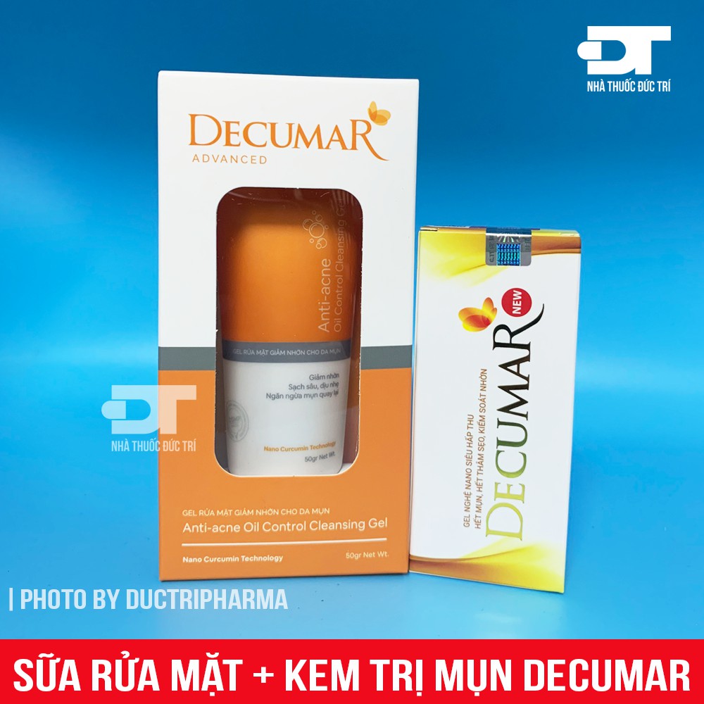 Decumar Kem Bôi Mụn, Sữa Rửa Mặt