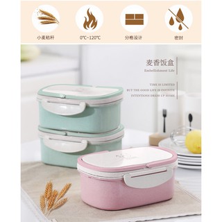 HỘP CƠM LÚA MẠCH CAO CẤP KÈM THÌA