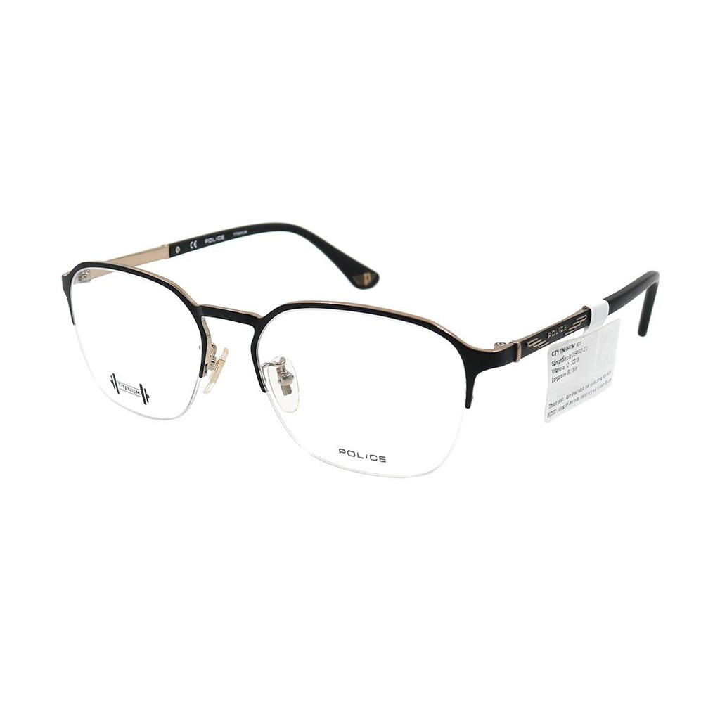 Gọng kính Police VPL989J chính hãng, thiết kế dễ đeo bảo vệ mắt