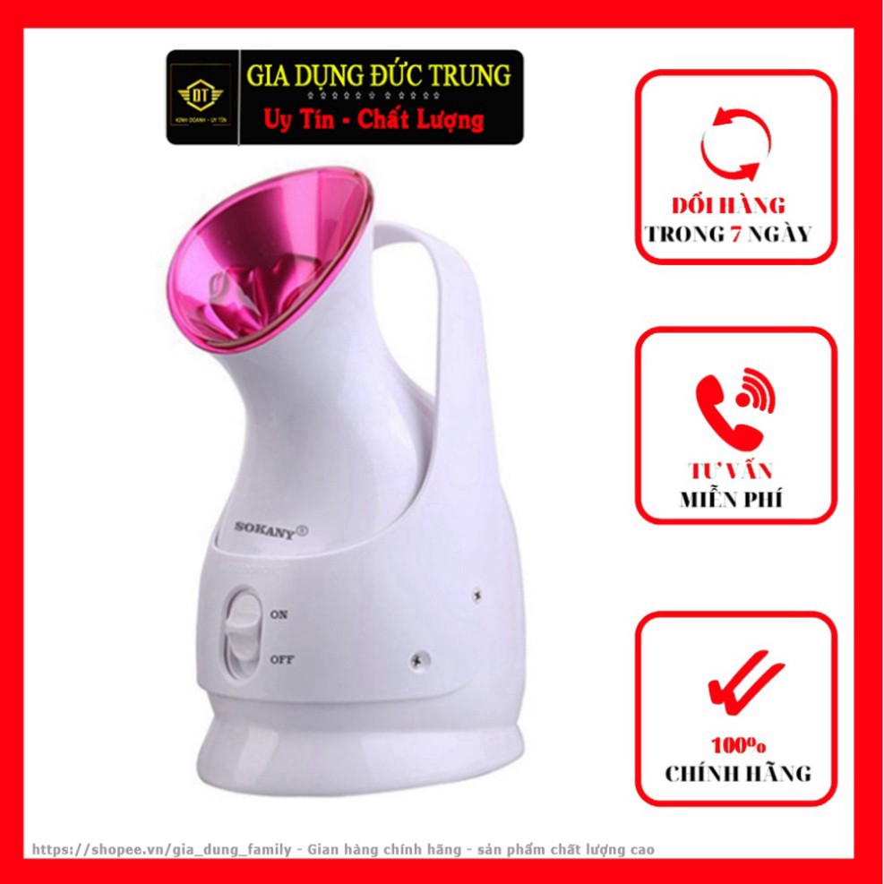 Máy Xông Mặt Bằng Hơi Nước Sokany Mini Nóng Lạnh Tiện Dụng Dễ Dàng Sử Dụng