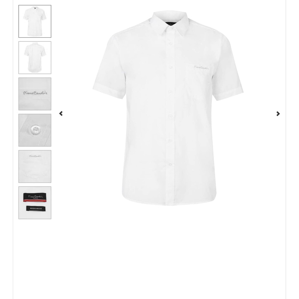 Sơ mi size M ngắn tay có túi Pierre Cardin UK | BigBuy360 - bigbuy360.vn