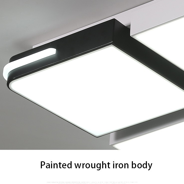 Đèn Trần Led Chữ Nhật Hiện Đại Thích Hợp Cho Phòng Khách
