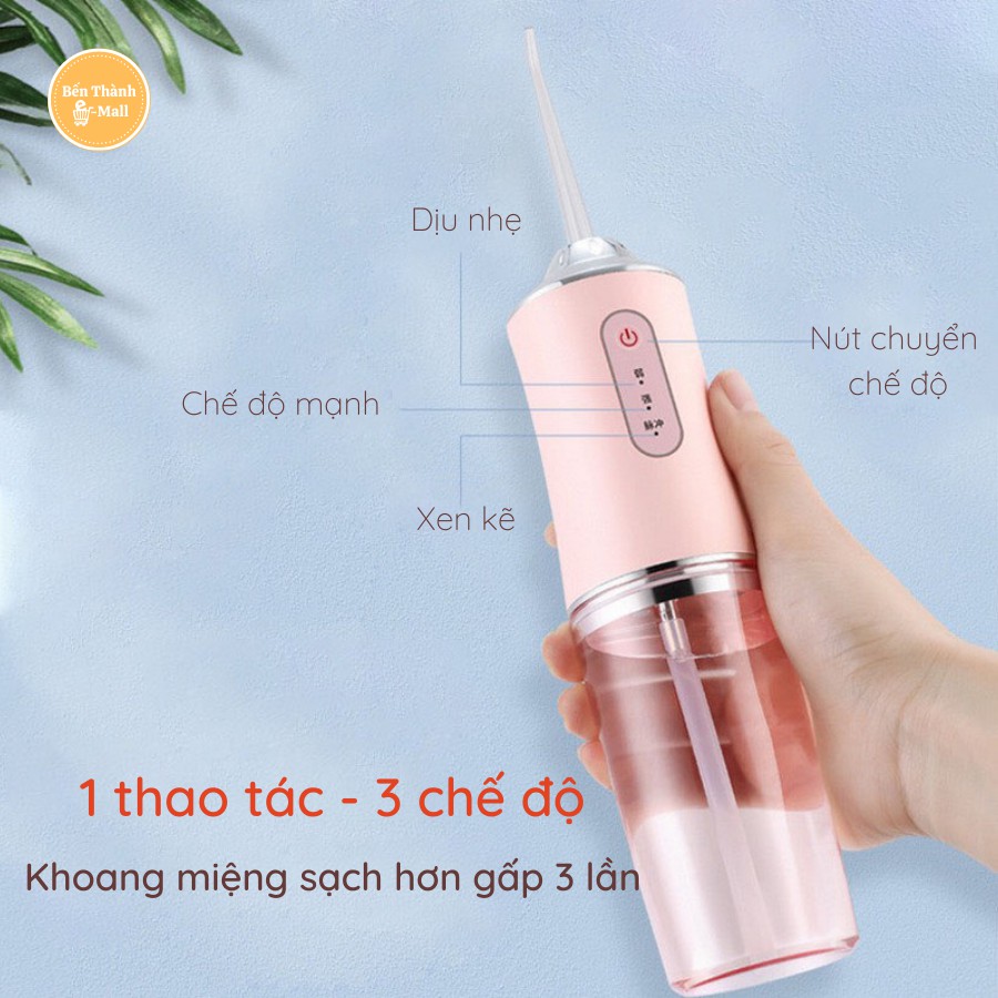 ✈️ [Freeship] Máy tăm nước vệ sinh răng miệng Oral irrigator PSS-6886 [Công Nghệ Chống Nước IPX7]