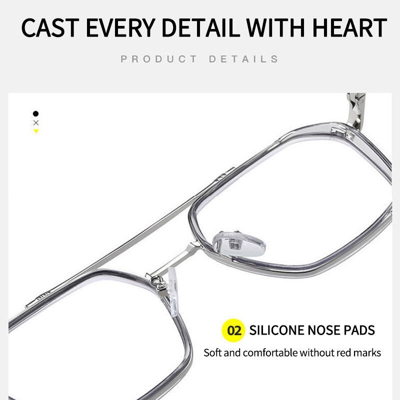 Kính Chống Bức Xạ PTQ Thời Trang Cho Nam