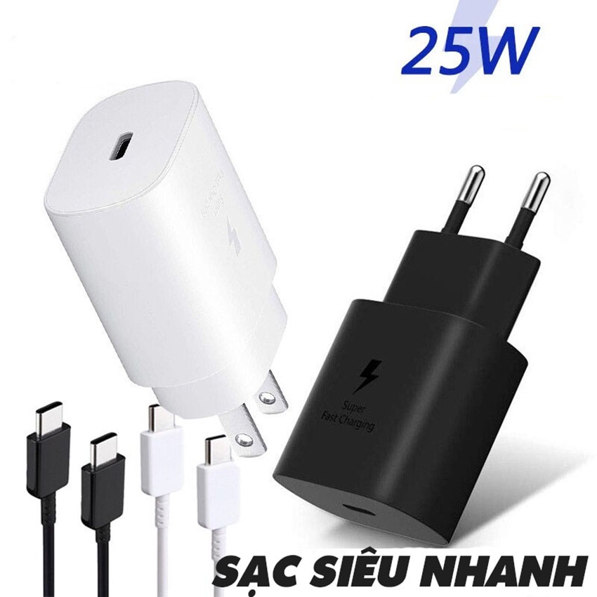 Bộ sạc siêu nhanh PD 25W cho điện thoại