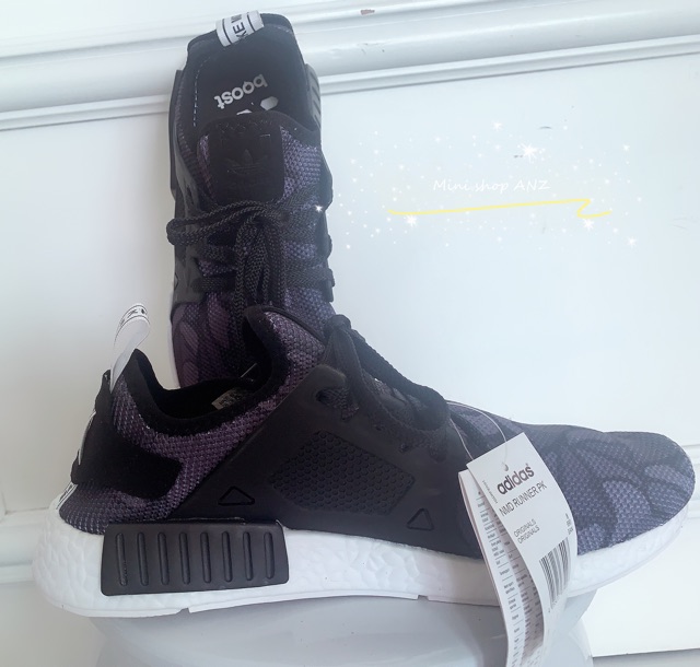 [ GIÀY SNEAKER ] GIÀY THỂ THAO NAM NMD RUNNER R1 OG PK MÀU XANH THAN SIZE 42