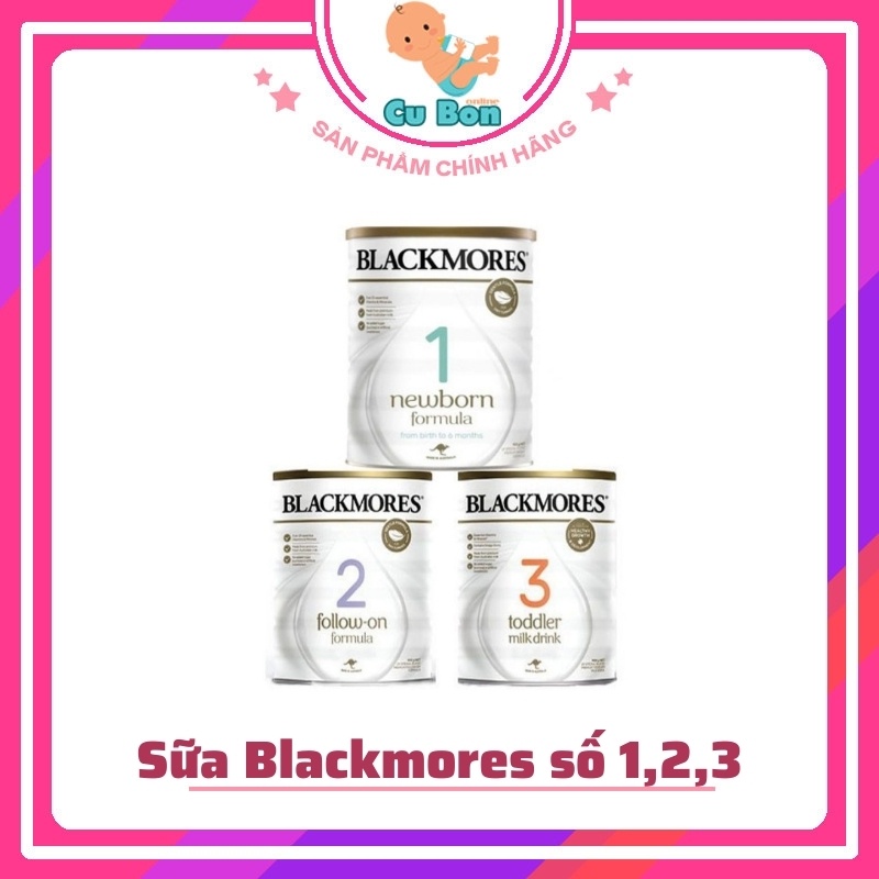 Sữa Blackmores số 1,2,3 cho bé 900g, úc cho bé từ sơ sinh cung cấp đầy đủ dưỡng chất cho sự phát triển toàn diện của bé