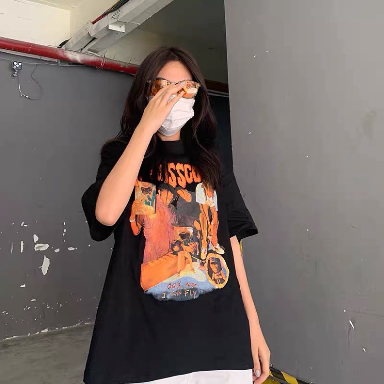 [Ảnh thật] Áo thun Travis Scott in 3D - Áo thun tay lỡ unisex nam nữ form rộng oversize chất liệu Cotton co dãn 4 chiều | WebRaoVat - webraovat.net.vn