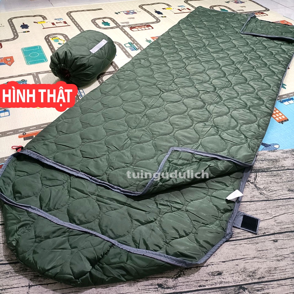 Túi ngủ văn phòngchần gòn 3lớp cao cấp