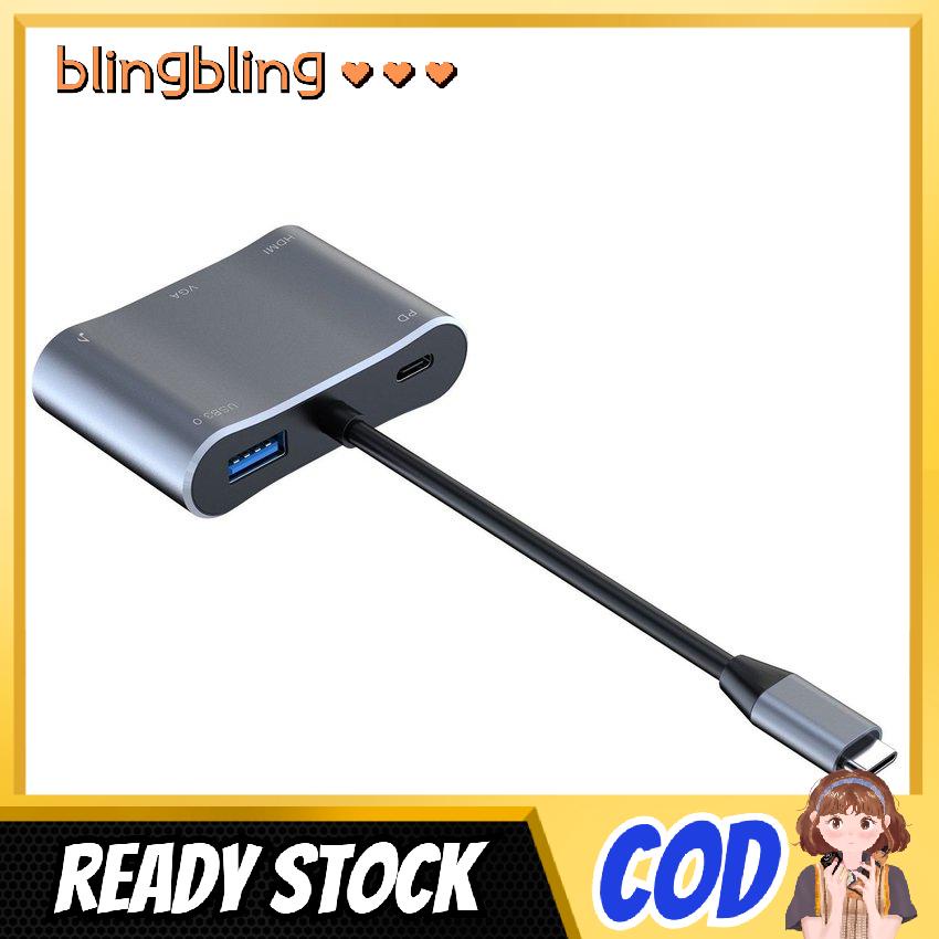 Bộ Chuyển Đổi Âm Thanh Và Hình Ảnh 5 Trong 1 Type-C Sang Hdmi-Compatible | BigBuy360 - bigbuy360.vn