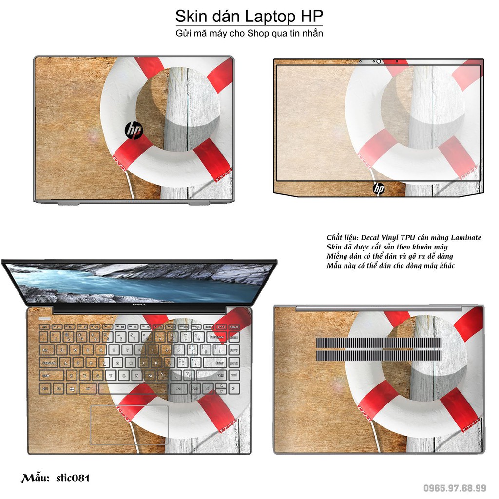 Skin dán Laptop HP in hình Hoa văn sticker nhiều mẫu 14 (inbox mã máy cho Shop)