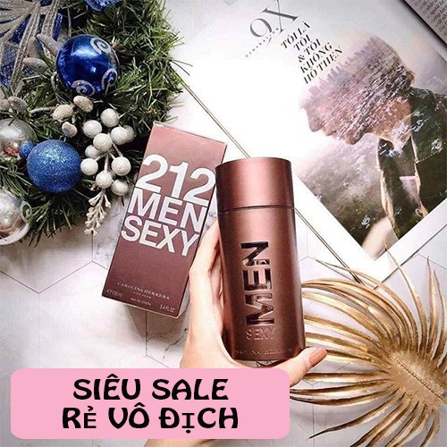 Nước Hoa Nam Cao Cấp 212 Sexy Man 100ml Màu Nâu Hương Gợi Cảm Và Tinh Tế Cuốn Hút Mọi Cô Gái | BigBuy360 - bigbuy360.vn