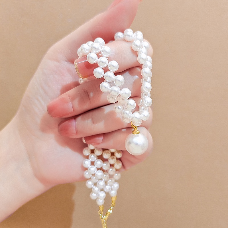 [Jiudolan] Vòng Cổ Hạt Ngọc Trai Thủ Công Thời Trang Cao Cấp Dành Cho Trẻ Em