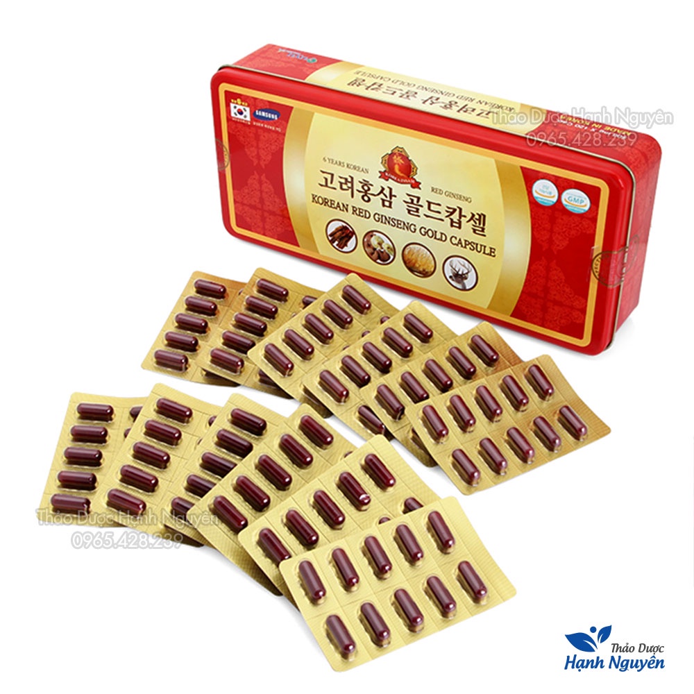 Viên Sâm Nhung Linh Chi Đông Trùng (Hộp 120 viên) - Thảo Dược Hạnh Nguyên