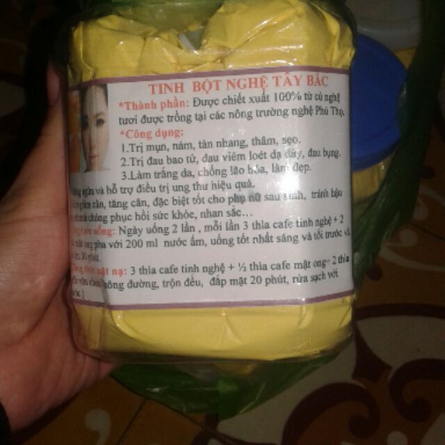 Tinh bột nghệ vàng nguyên chất