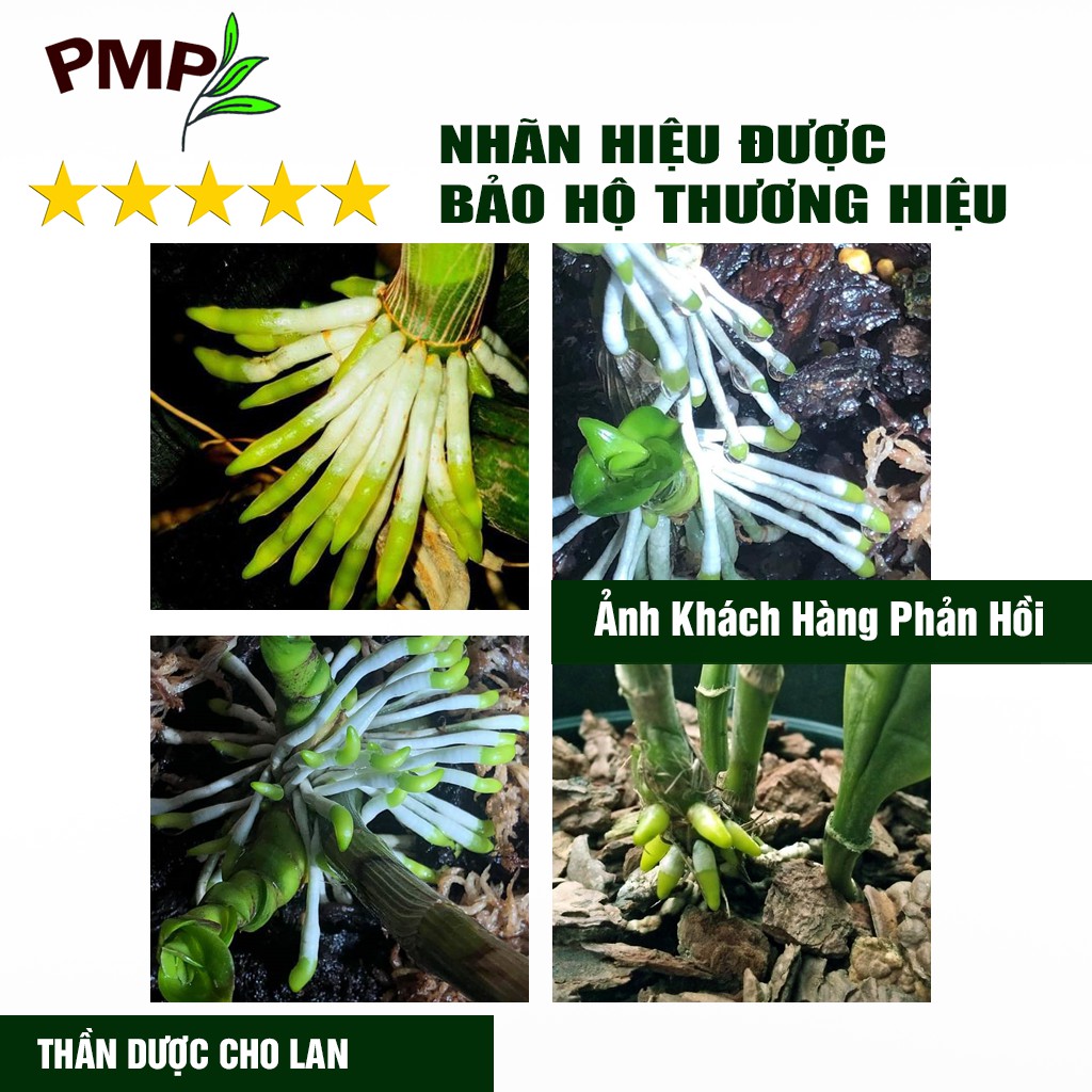 Phân Trùn Quế Orchida - Đậu Tương - Trichoderma Vi Sinh PMP Dạng Viên Nén Cho Hoa Lan, Rau Sạch, Cây Cảnh 500g