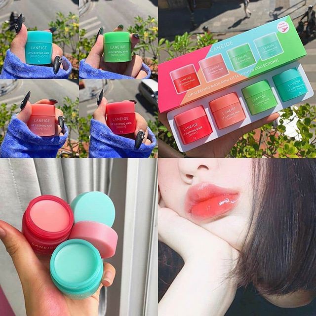 (TÁCH SET) Mặt nạ ngủ môi Laneige Lip Sleeping Mask 8g nhiều mùi