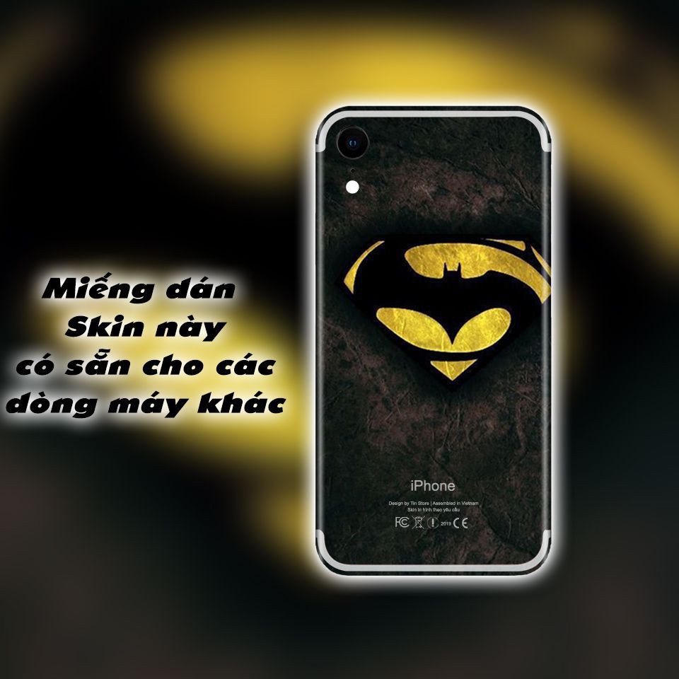 Miếng Dán Skin Điện Thoại ❤️ In Hình Bat-Man Cho Iphone 6/ 7/ 8/ X/ XS/ 11/ 11 Pro Max Và Các Dòng Máy Android