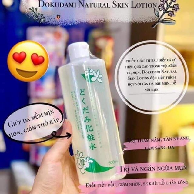 Nước hoa hồng diếp cá nhật bản 500ml