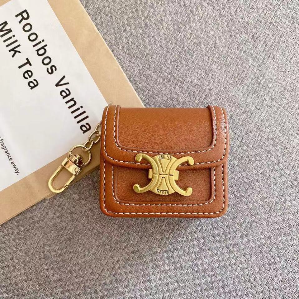 Vỏ bảo vệ hộp sạc tai nghe airpods 1 2 pro 3 pro bluetooth không dây hình túi xách